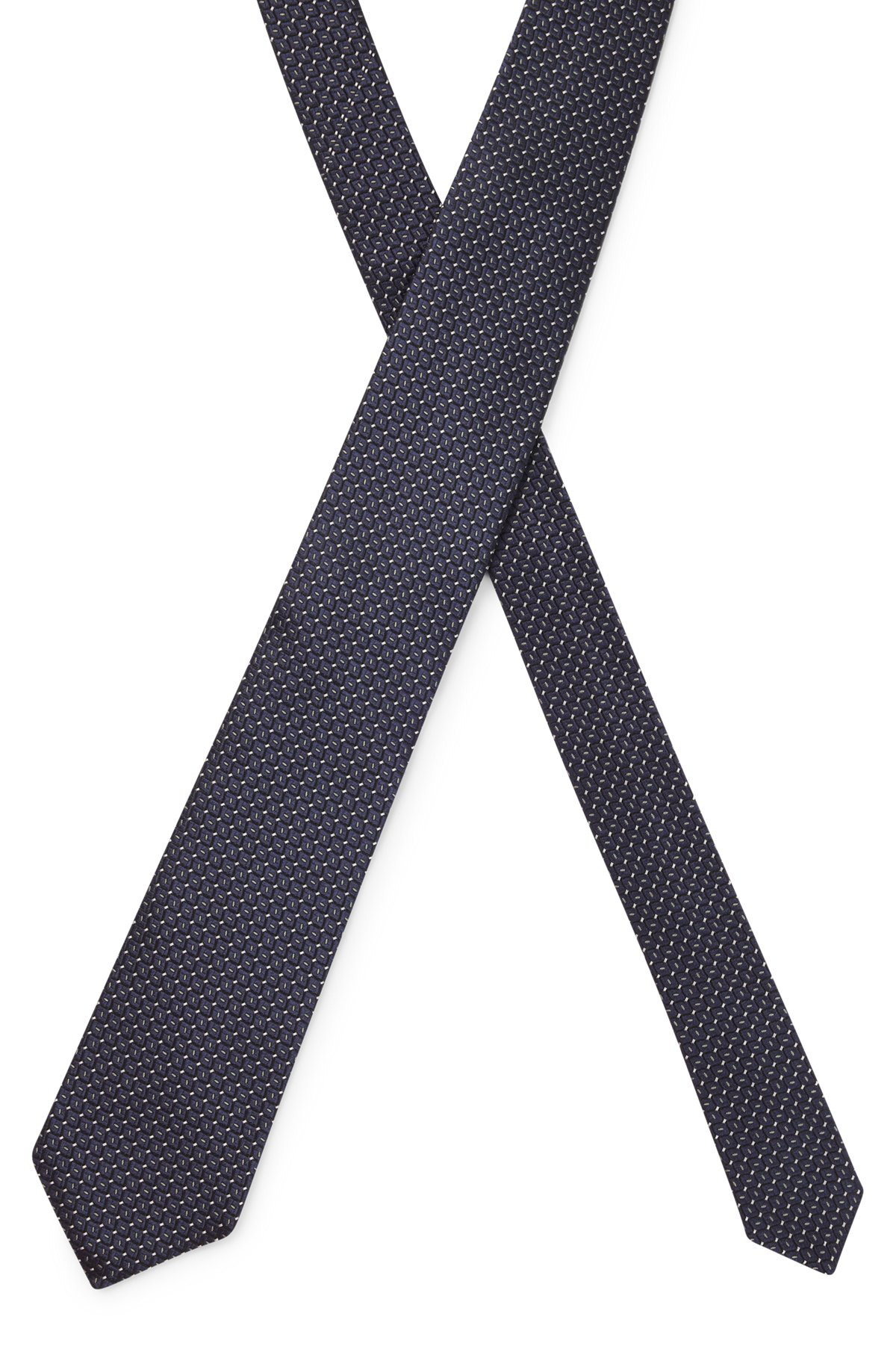 PATTERNED TIE IN ITALIAN SILK JACQUARD - 6