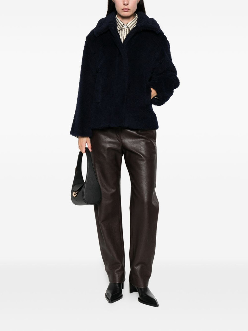 Max Mara teddy-textured jacket outlook