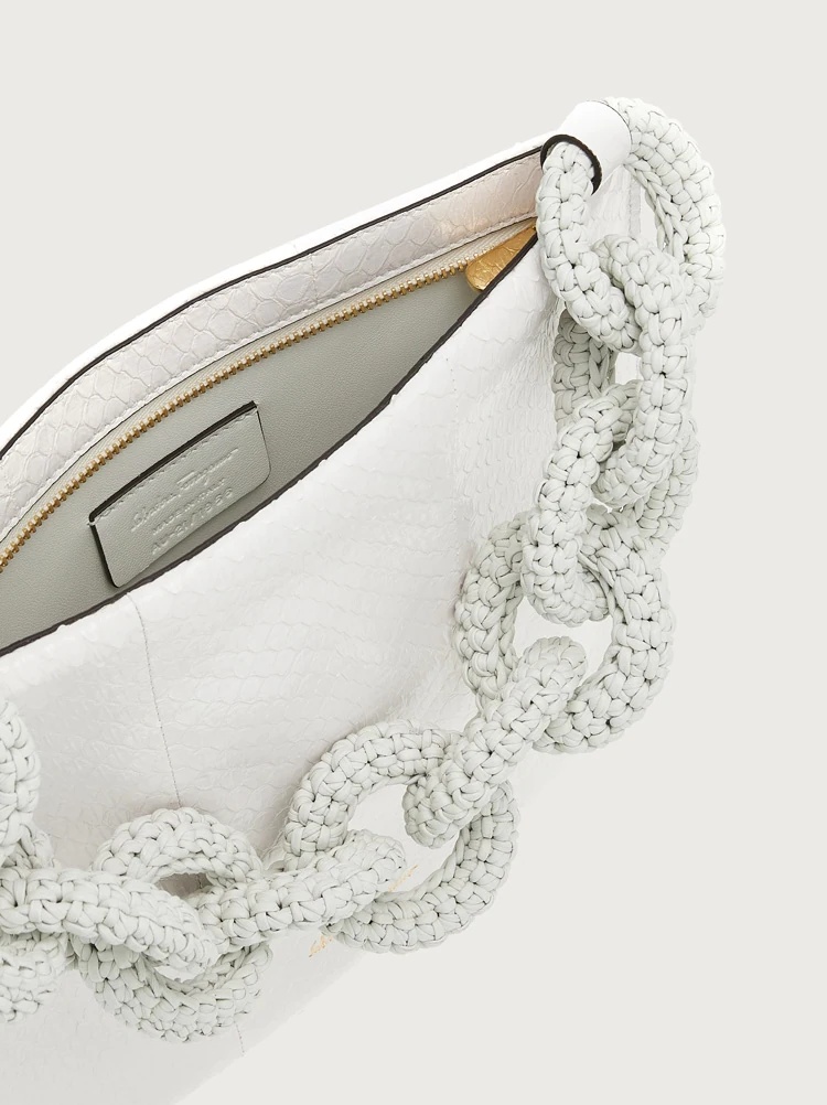 LEATHER CHAIN POUCH - 6
