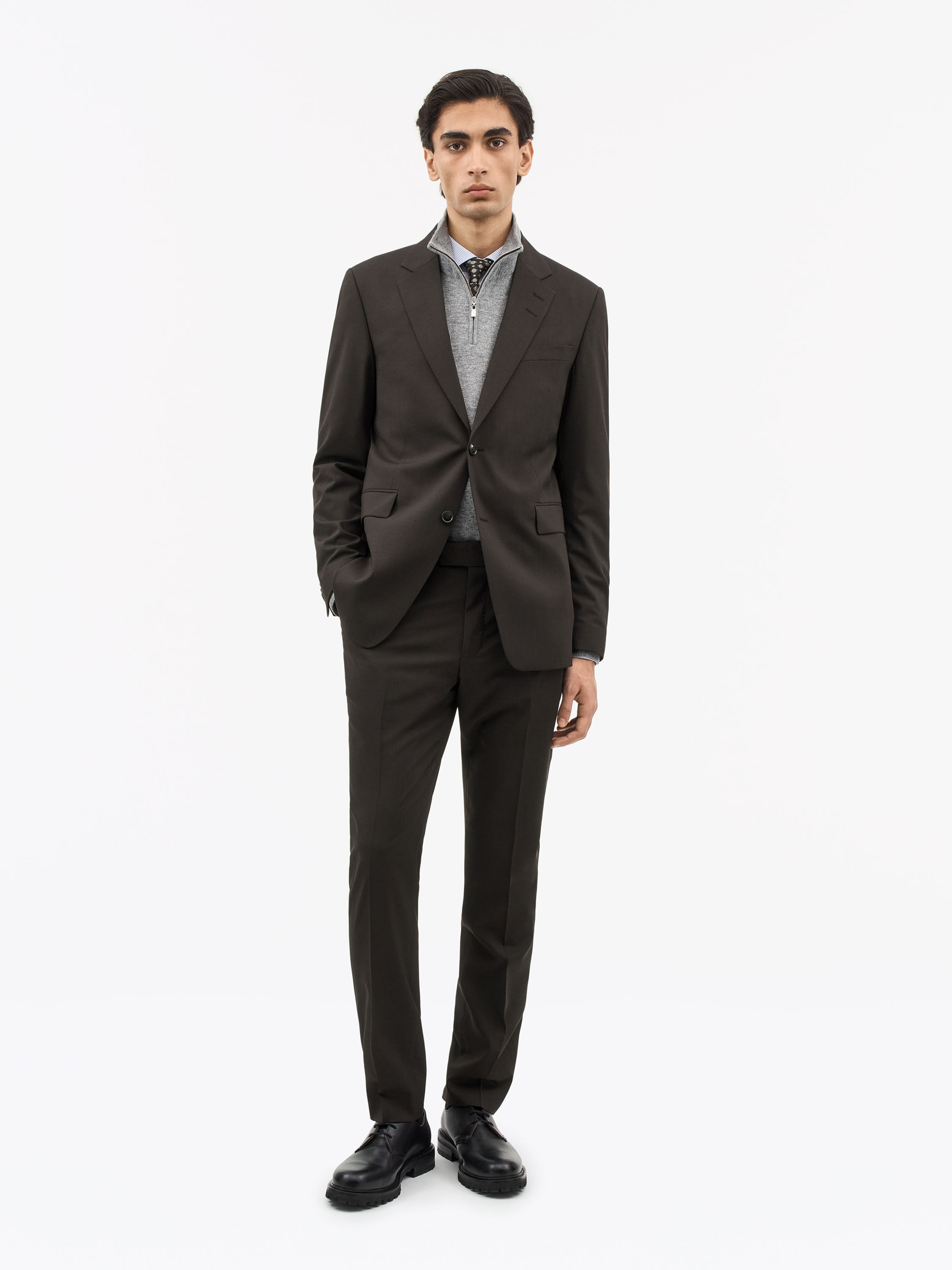 Justin Slim-Fit Wool Blend Jacket - 2