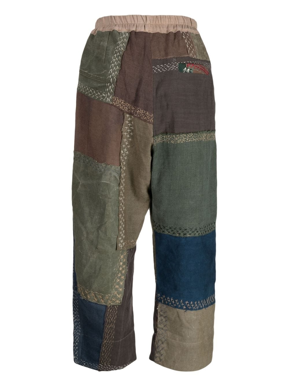 Gerald patchwork loose-fit trousers - 2