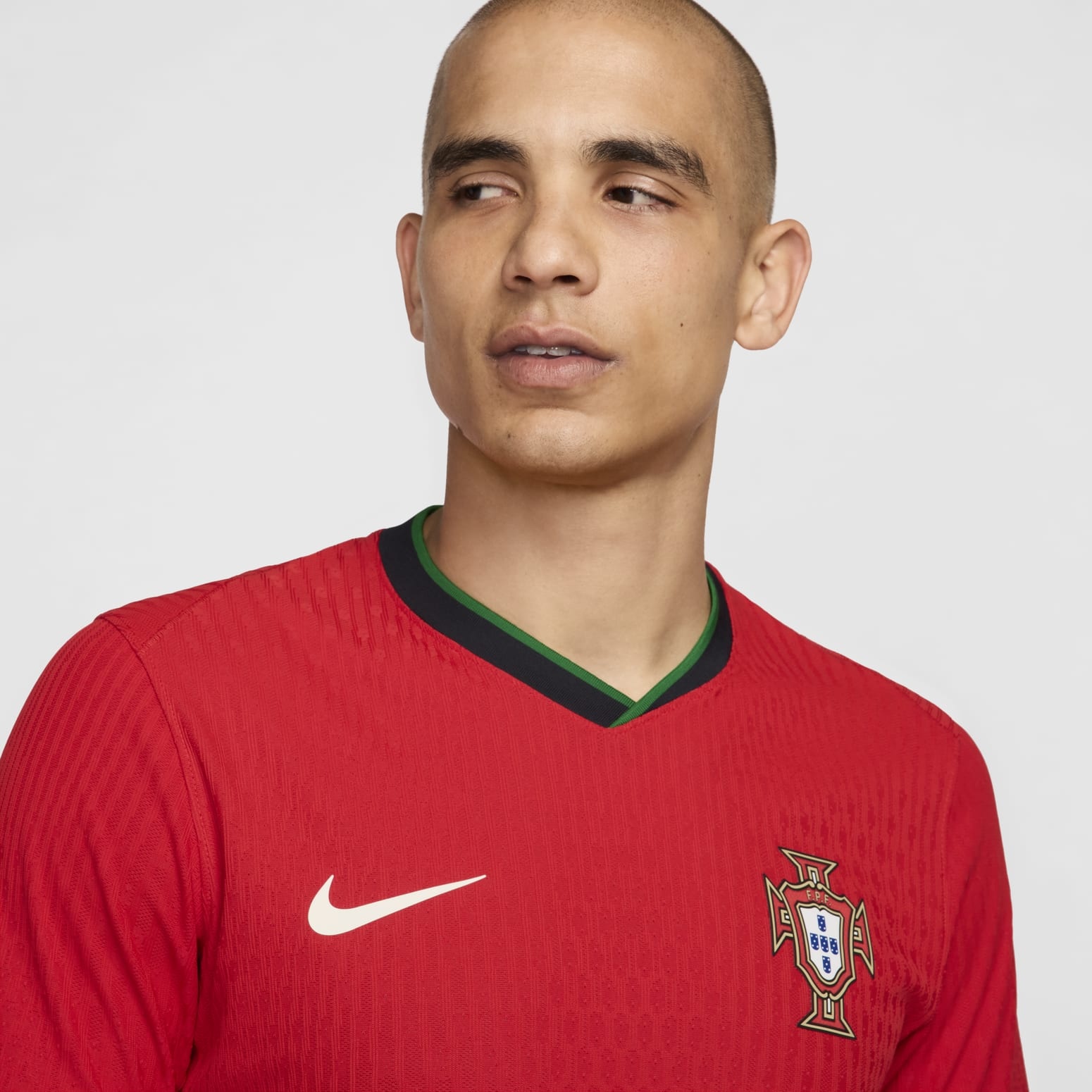 Nike Portugal 24/25 Match Home Authentic Soccer Jersey 'Red' FJ4262-657 - 3