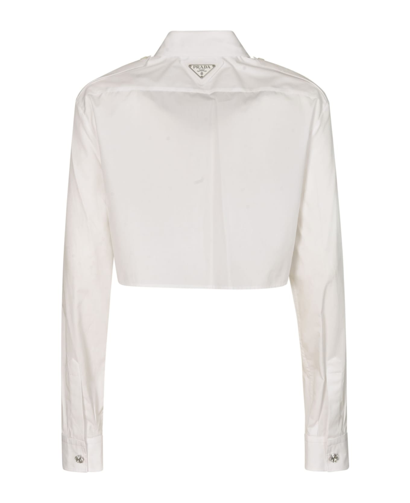 Pocket Front Cropped Shirt - 2