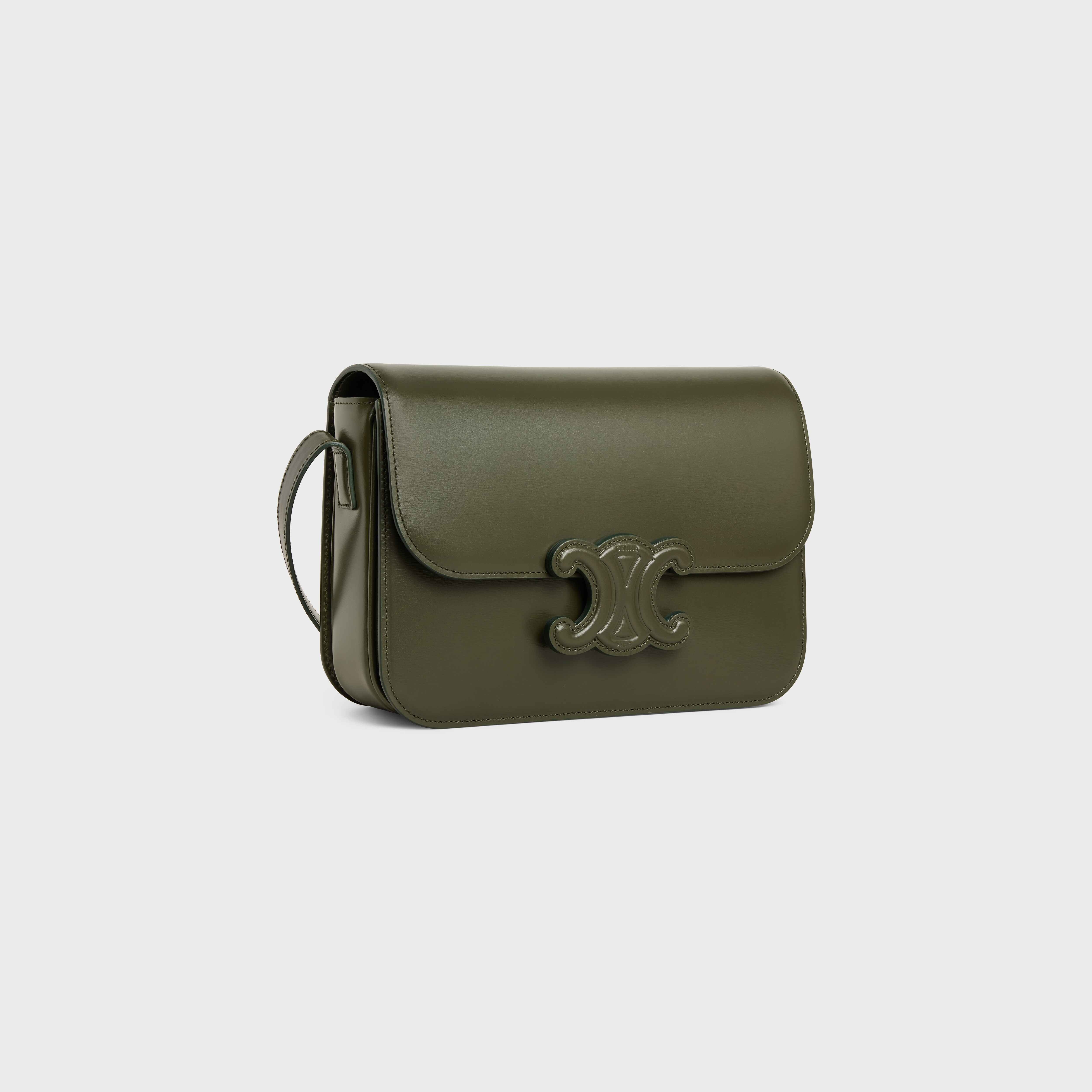 MEDIUM BAG CUIR TRIOMPHE in shiny calfskin - 2