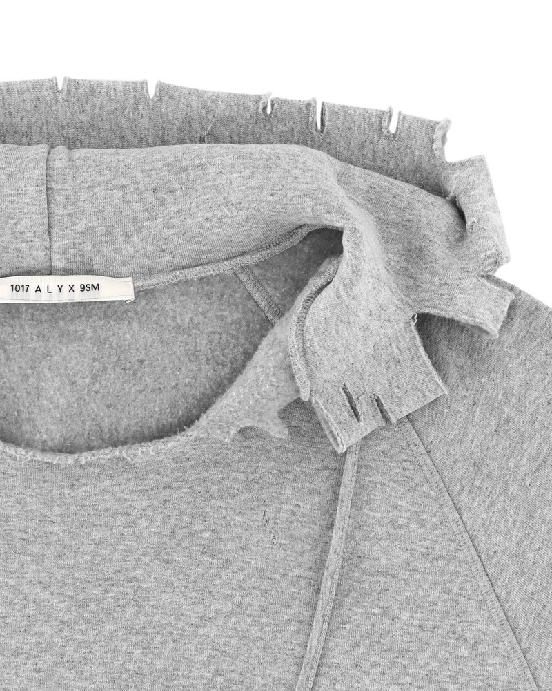 DISTRESSED HOODIE SWEATSHIRT 6