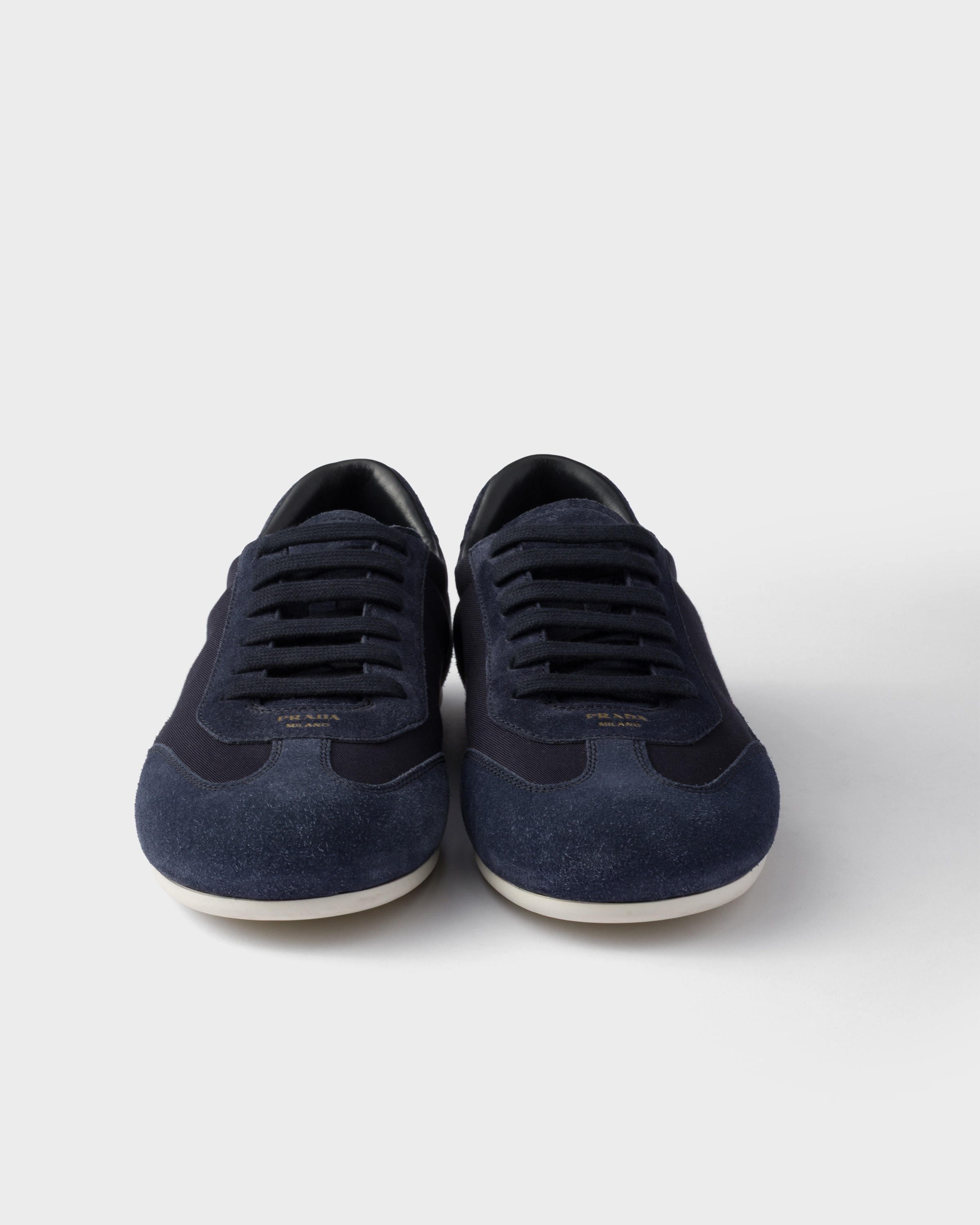 Suede and fabric sneakers - 6