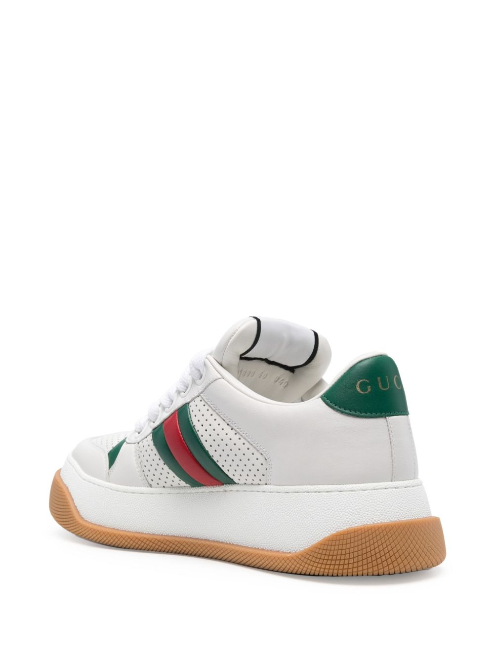 Screener lace-up leather sneakers - 3