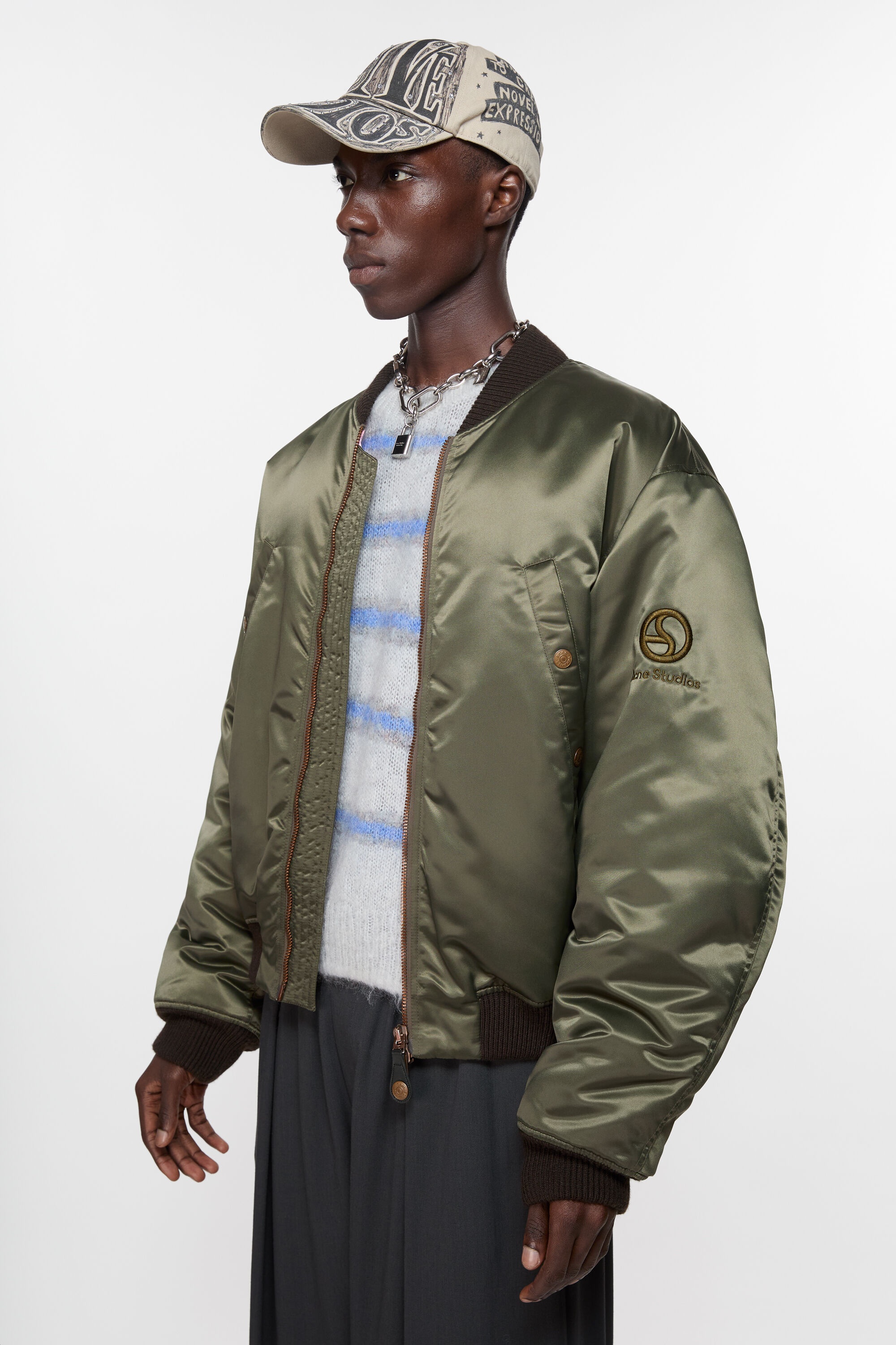 Bomber jacket logogram - Military green - 3