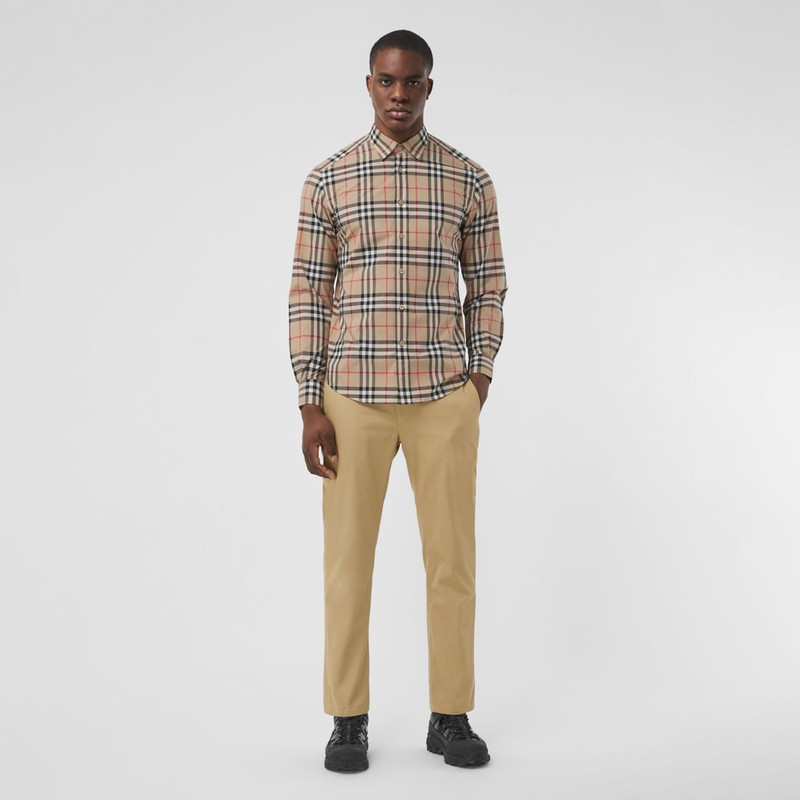 Burberry Slim Fit Cotton Chinos outlook