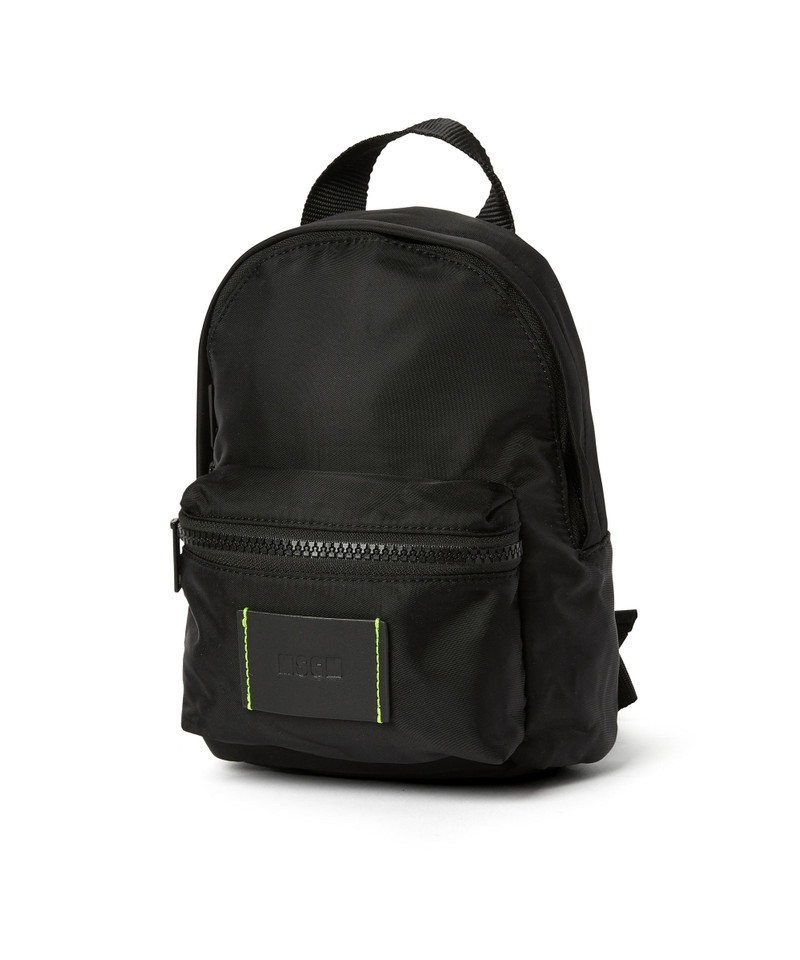 MSGM signature nylon mini backpack 3