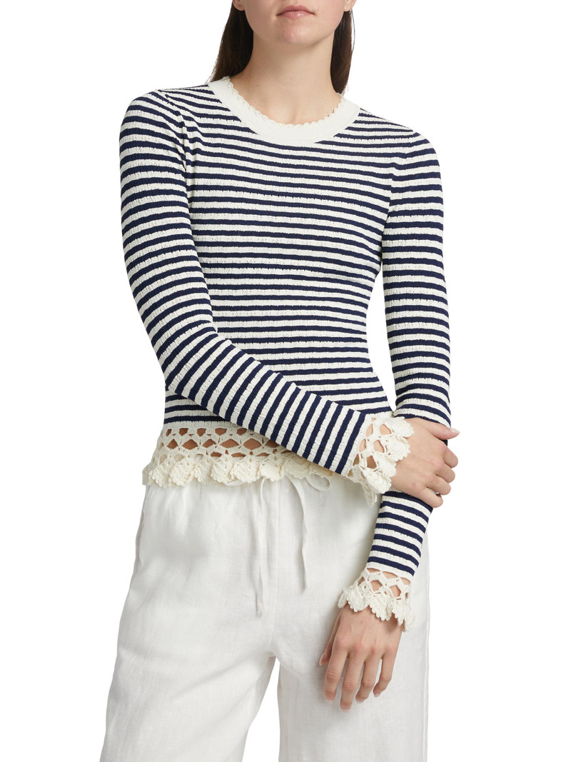 Women's Addy Striped Knit Top - Multi 3