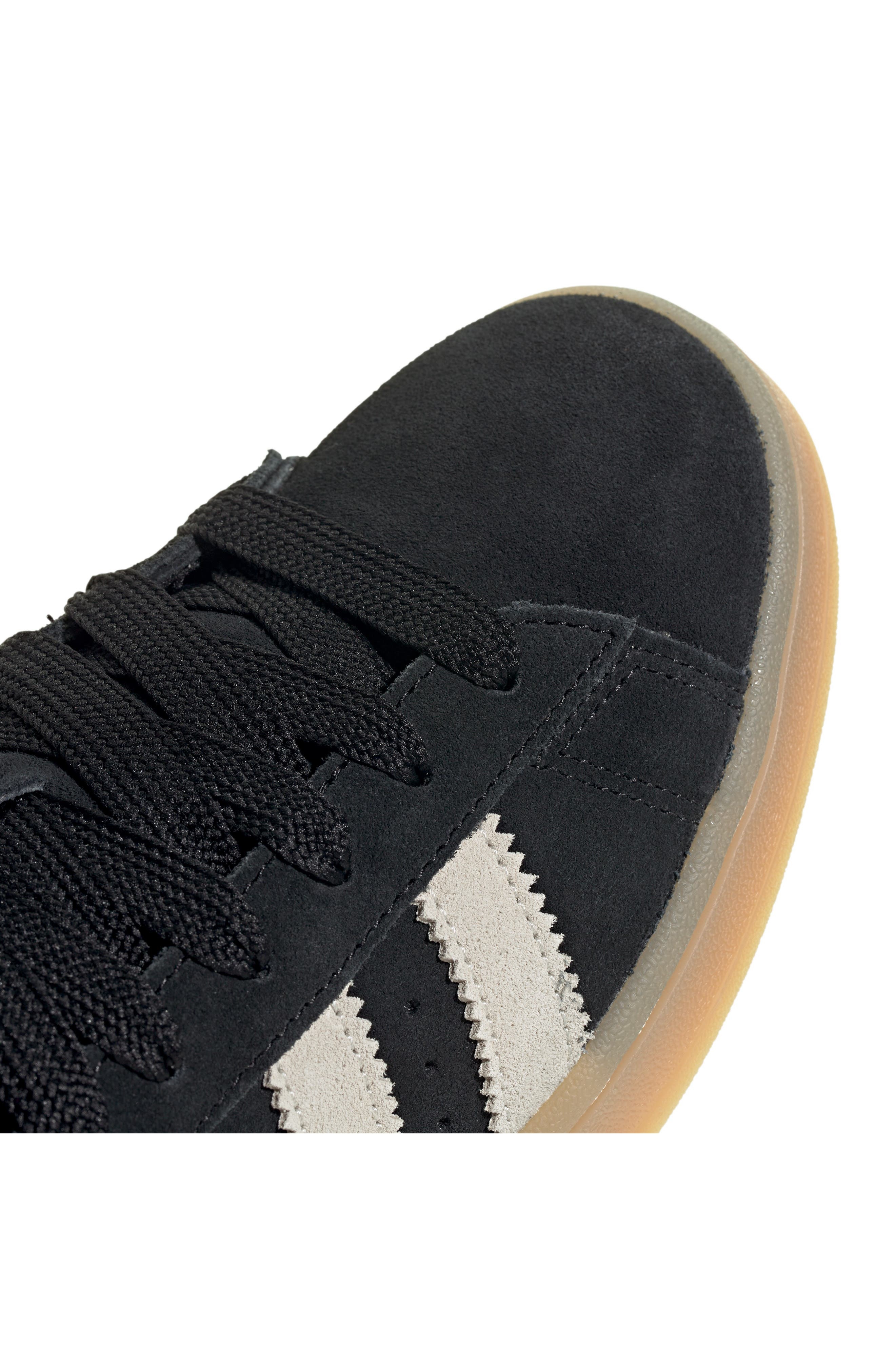 adidas Campus 00s Sneaker in Black/Cream White/Gum at Nordstrom - 7
