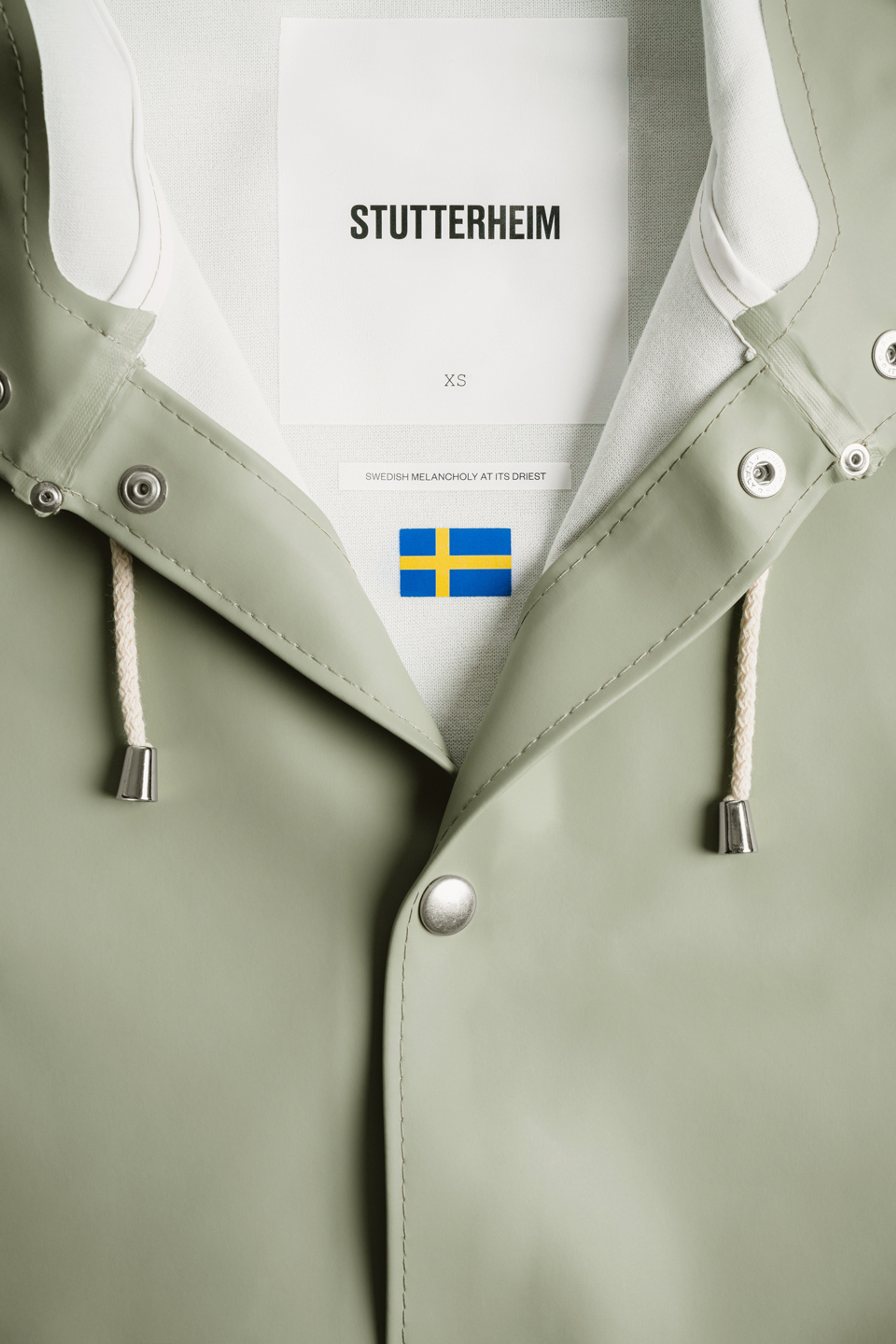 Stockholm Raincoat Sage - 2