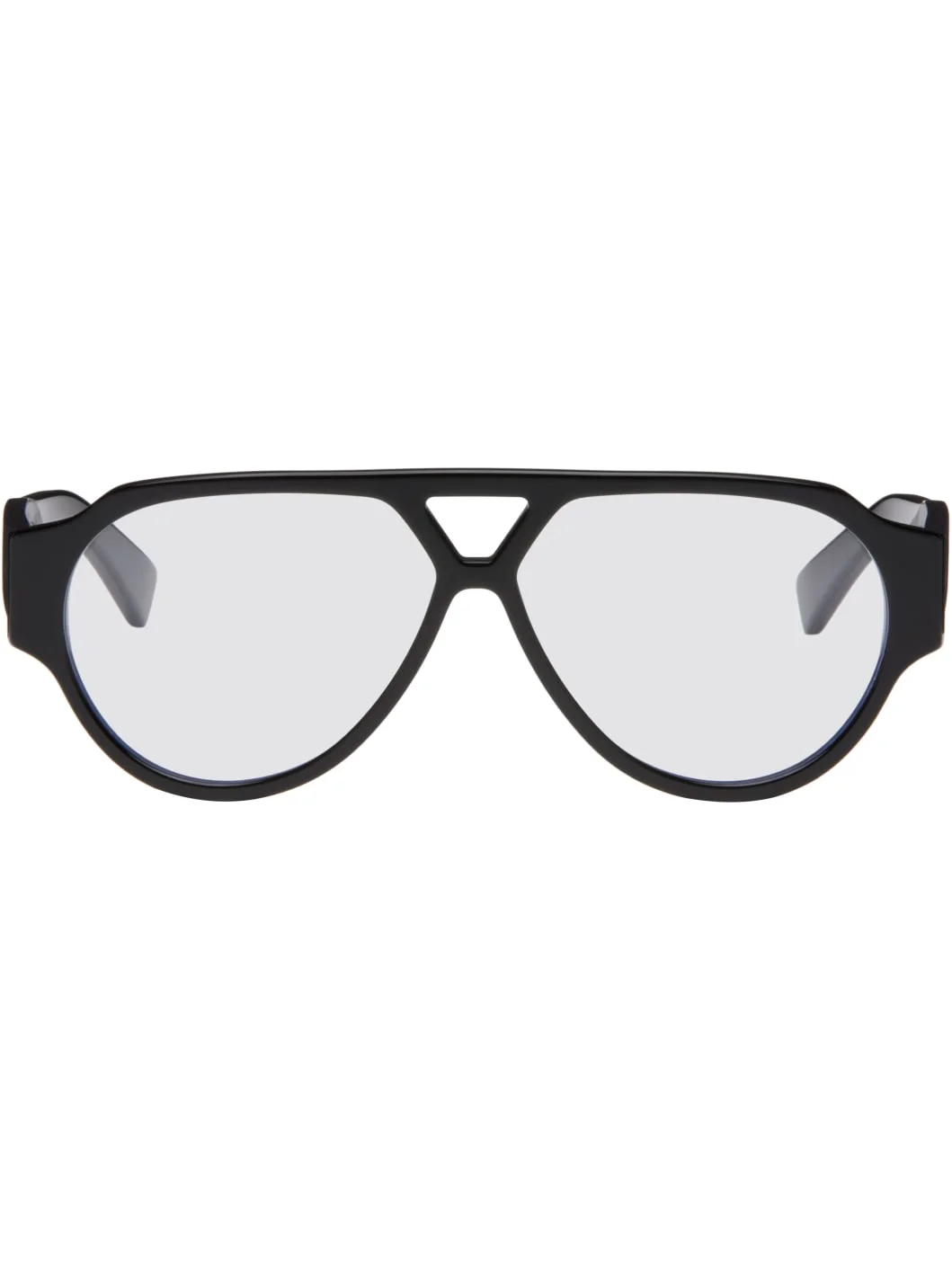 Black Soft Aviator Glasses - 1