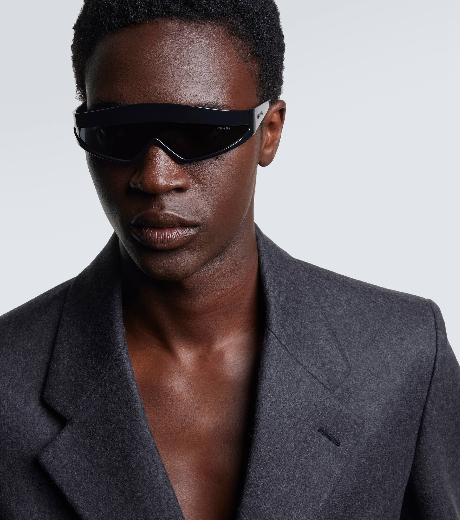 Logo shield sunglasses - 3