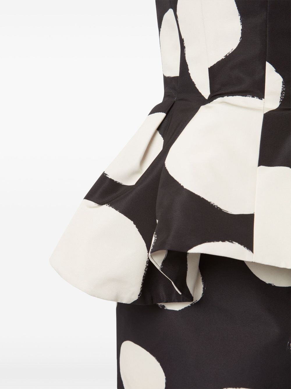 peplum-waist mini dress - 5