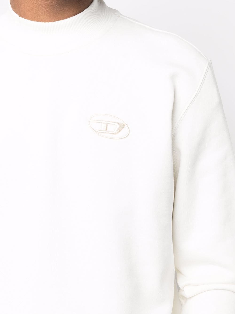 embroidered-logo sweatshirt - 5