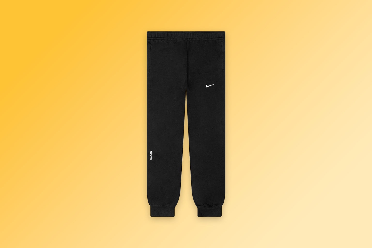 NIKE X NOCTA FLEECE CS PANTS -BLACK/WHITE - 7