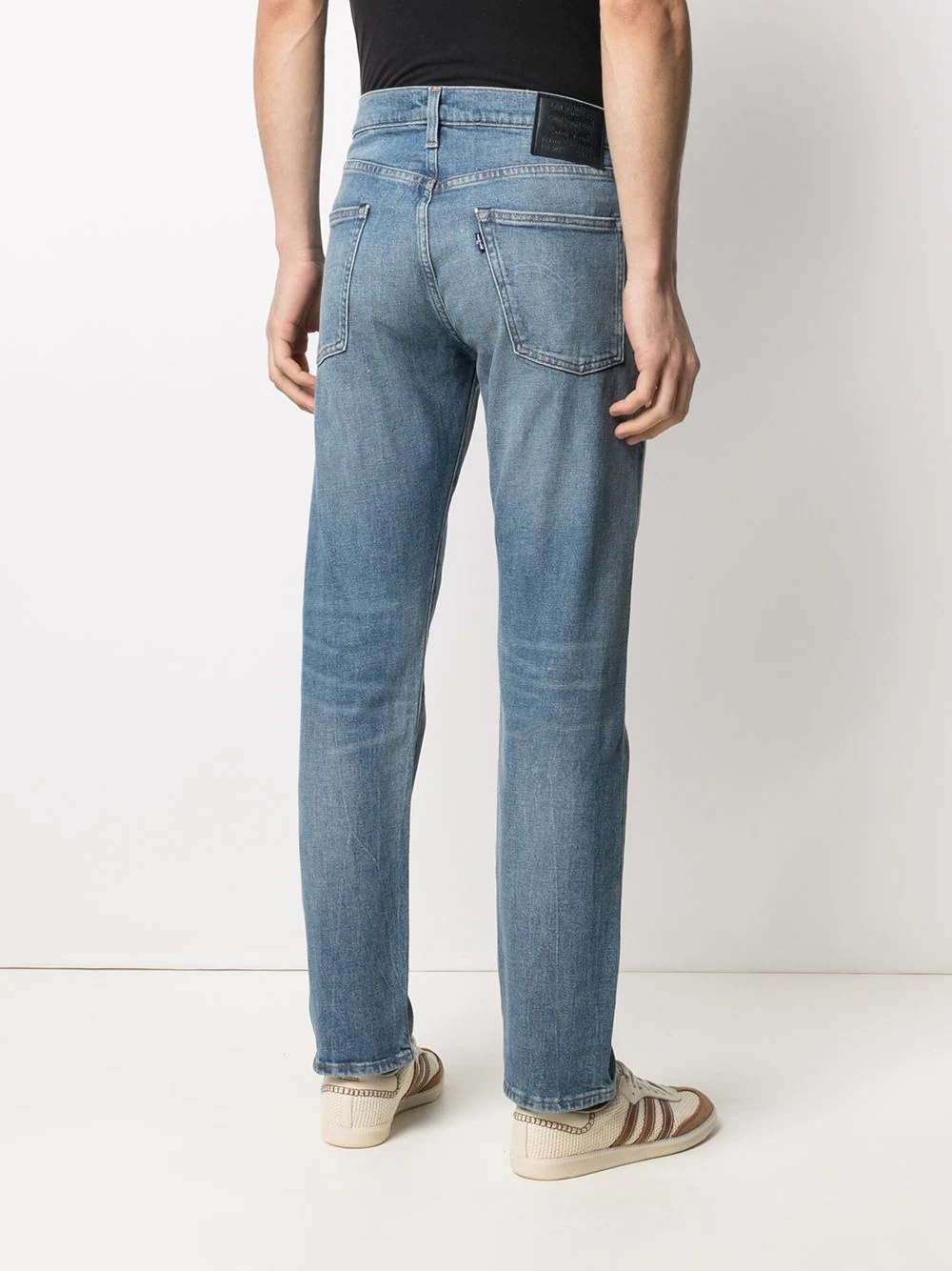 mid-rise straight leg jeans - 4