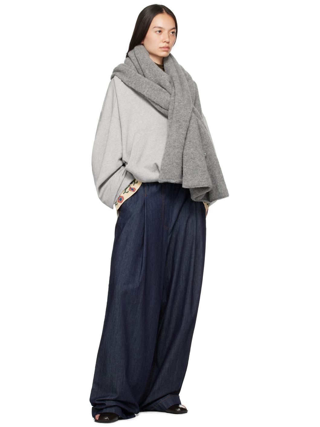 Gray Teddy Scarf - 3