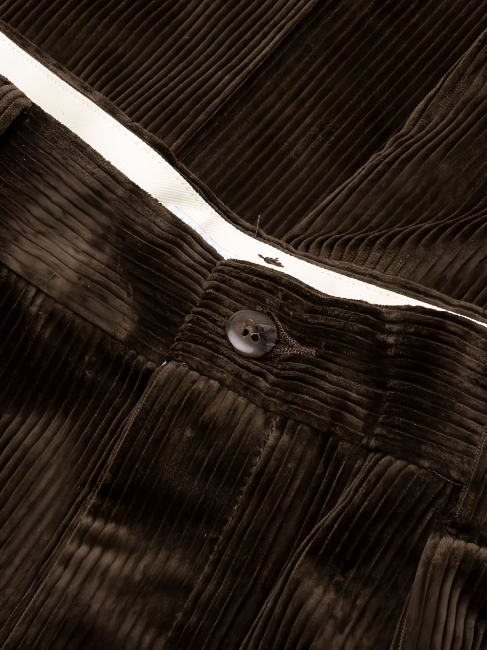 pleated corduroy trousers - 3