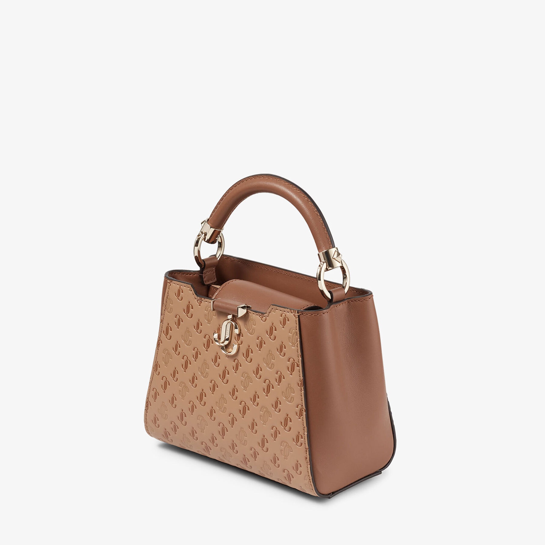 Varenne Top Handle Mini
Caramel JC Monogram-Print and Leather Top Handle Bag - 2