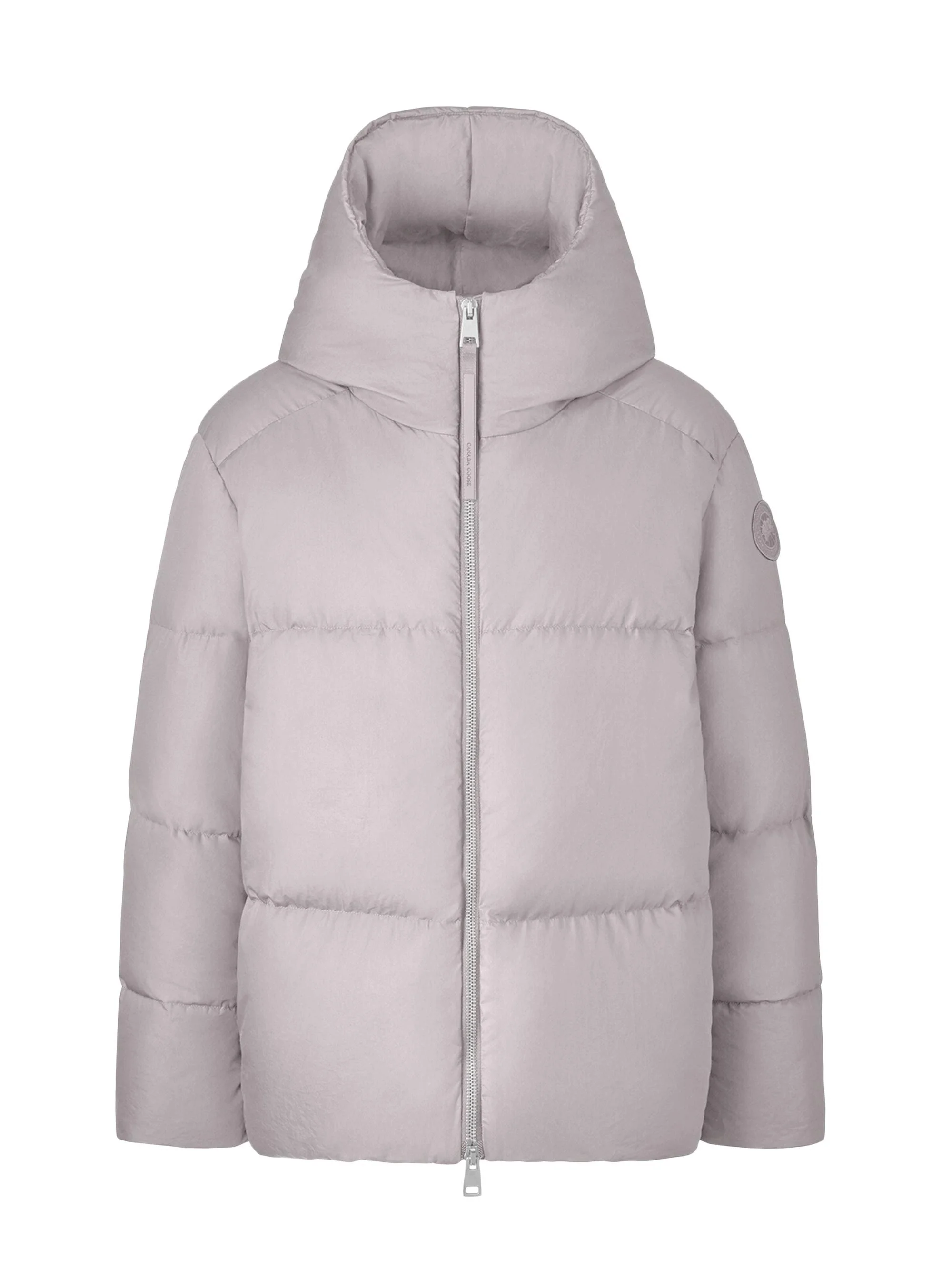 Women's Garnet Oversized Down Puffer Jacket - Moonstone Grey - 1