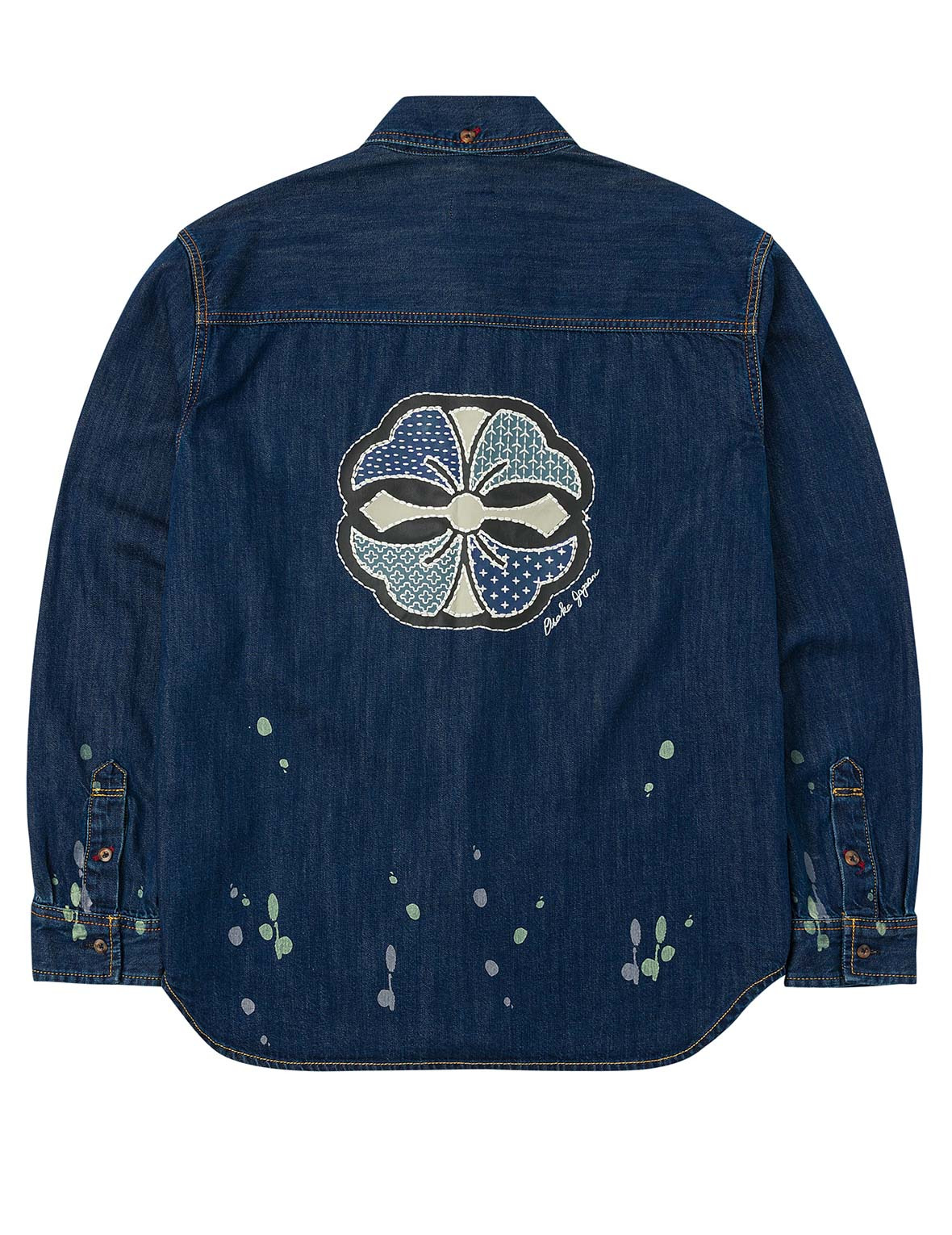Shshiko Kamon Relax Fit Denim Shirt - 2