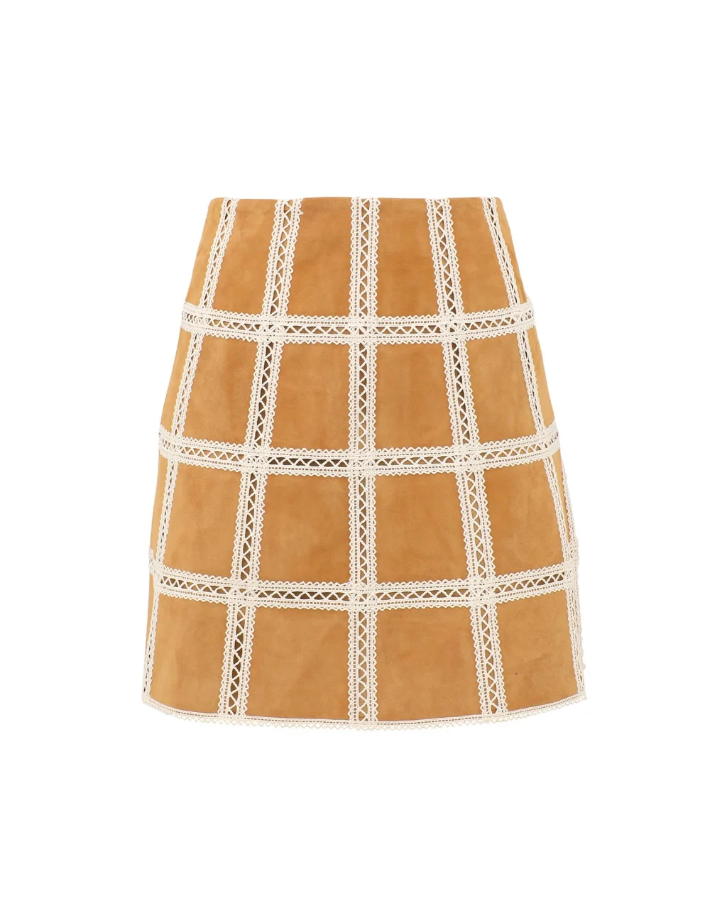 SUNDANCE SUEDE MINI SKIRT - 1