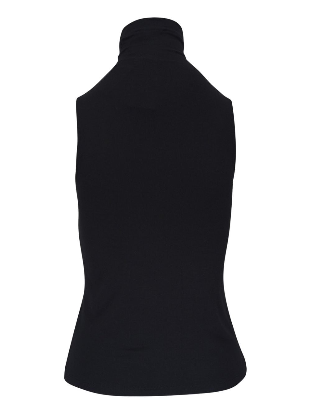 high neck sleeveless top - 2