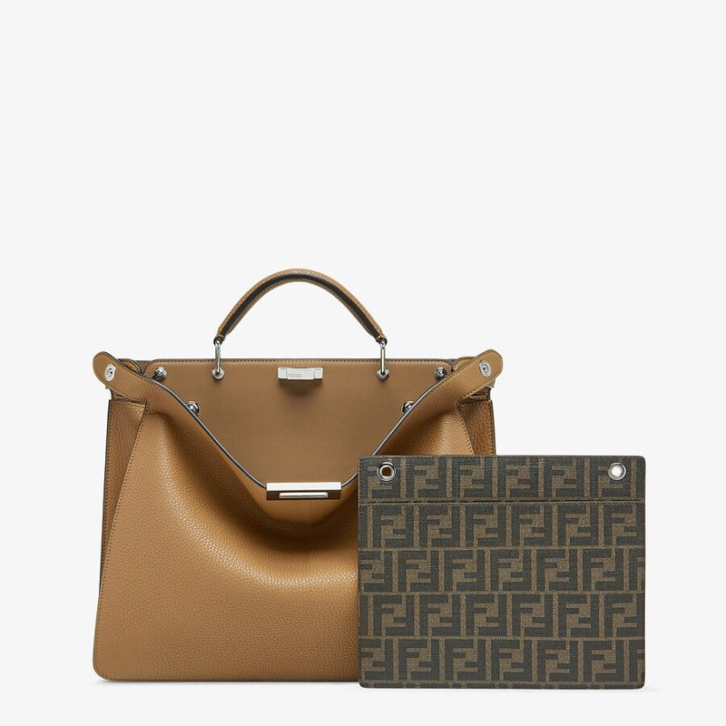 FENDI Beige leather bag outlook