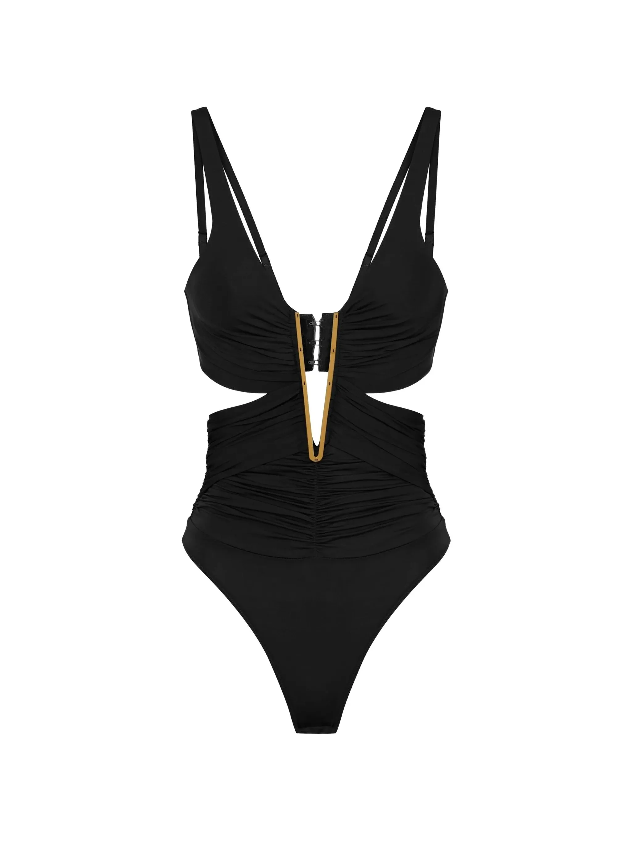 Elisabetta Franchi Draped Cut-out Bodysuit - 1