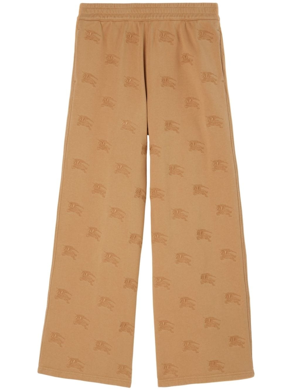 EKD-embroidered cotton track pants - 1