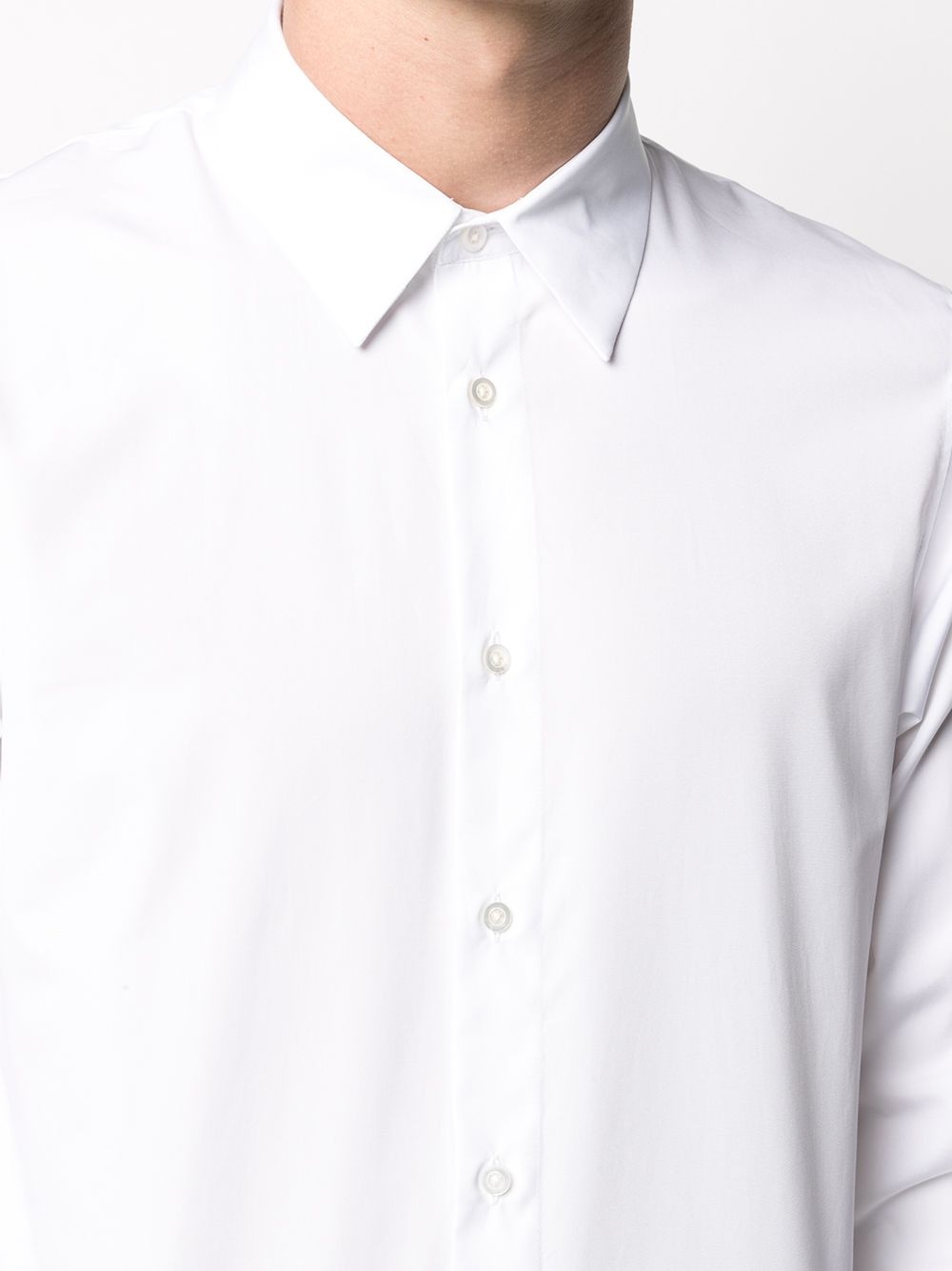 classic collar buttoned shirt - 5