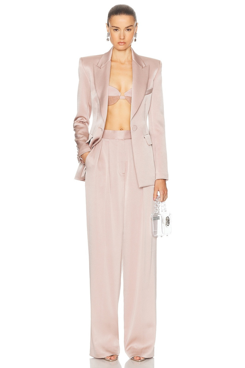 ALEX PERRY Satin Tailored Trouser outlook