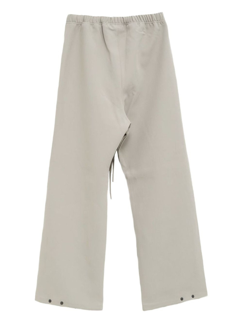 ESSENTIALS drawstring side-split trousers outlook