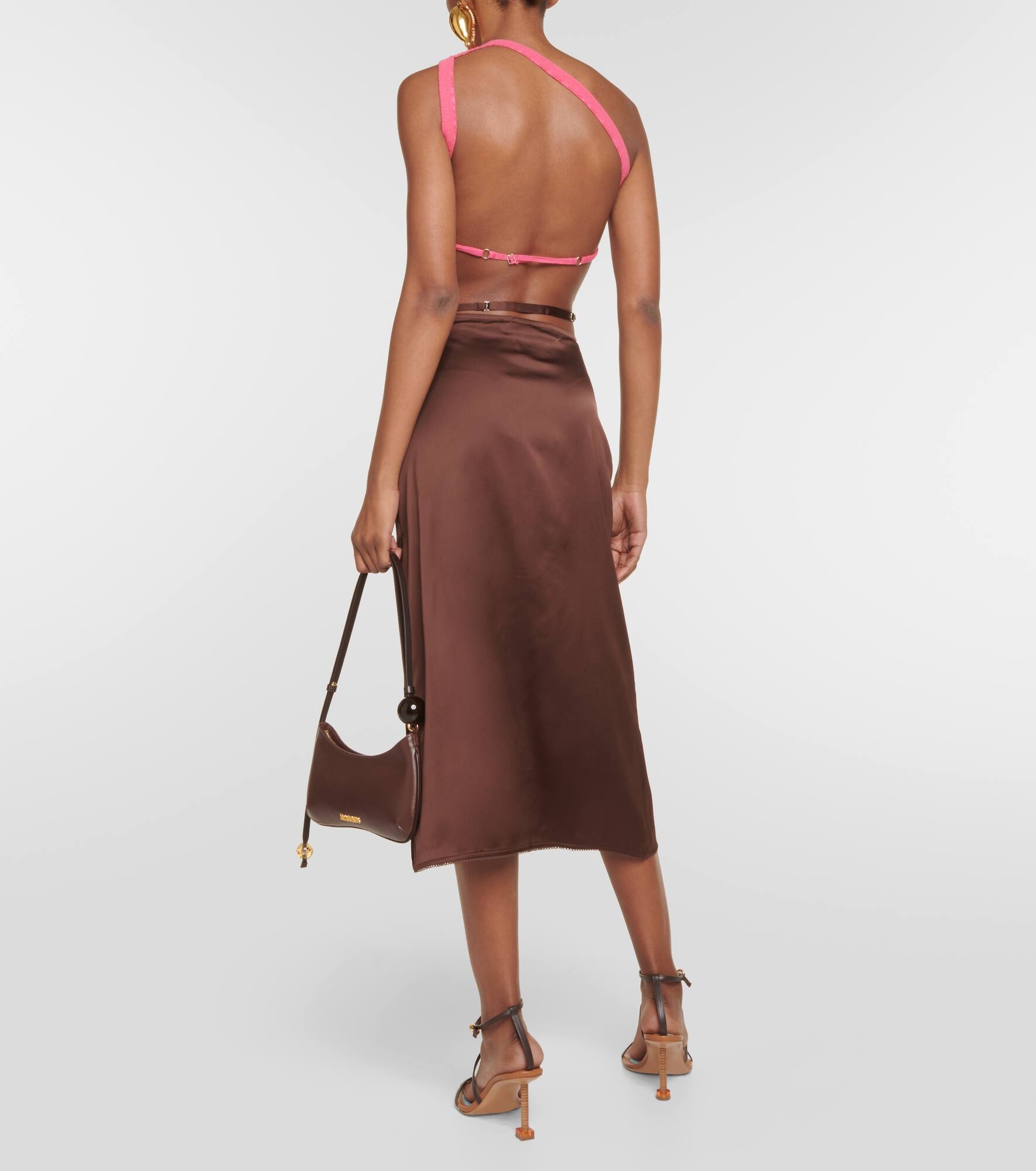 La Maille Ascu one-shoulder crop top - 3
