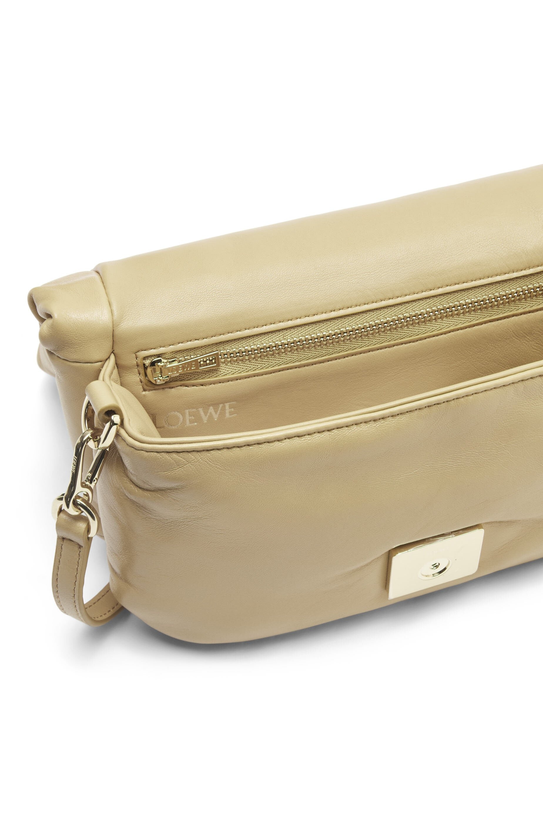 LOEWE Puffer Goya Shoulder Bag Clay Green