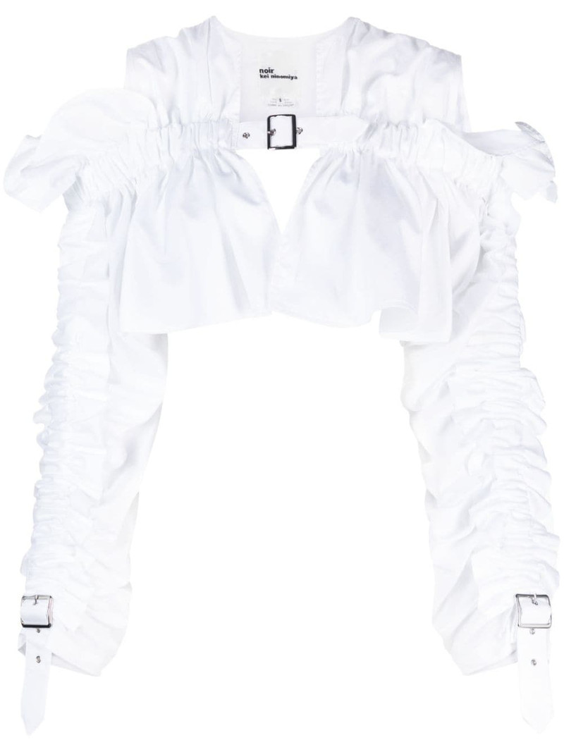 ruffled cropped top 1