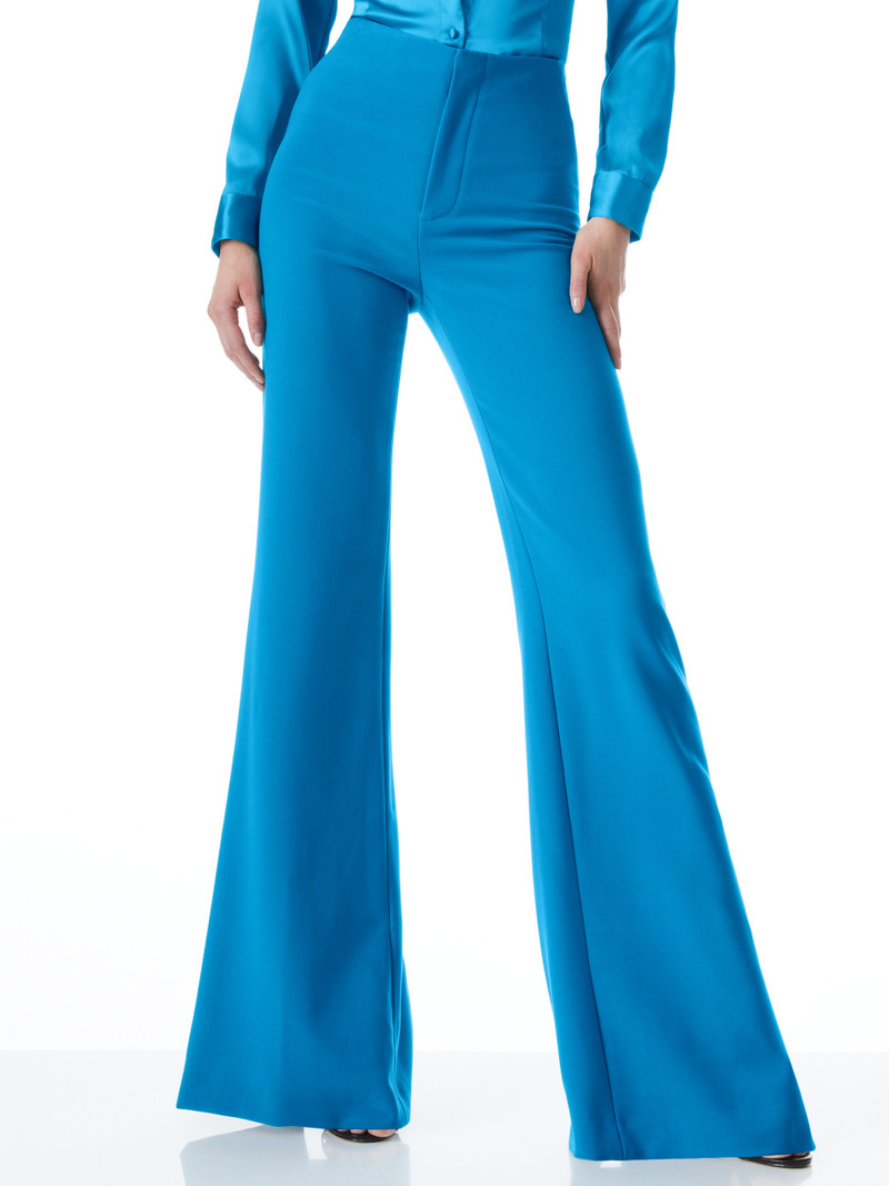 Alice + Olivia PAULA HIGH WAISTED PANT WITH BACK SLIT outlook