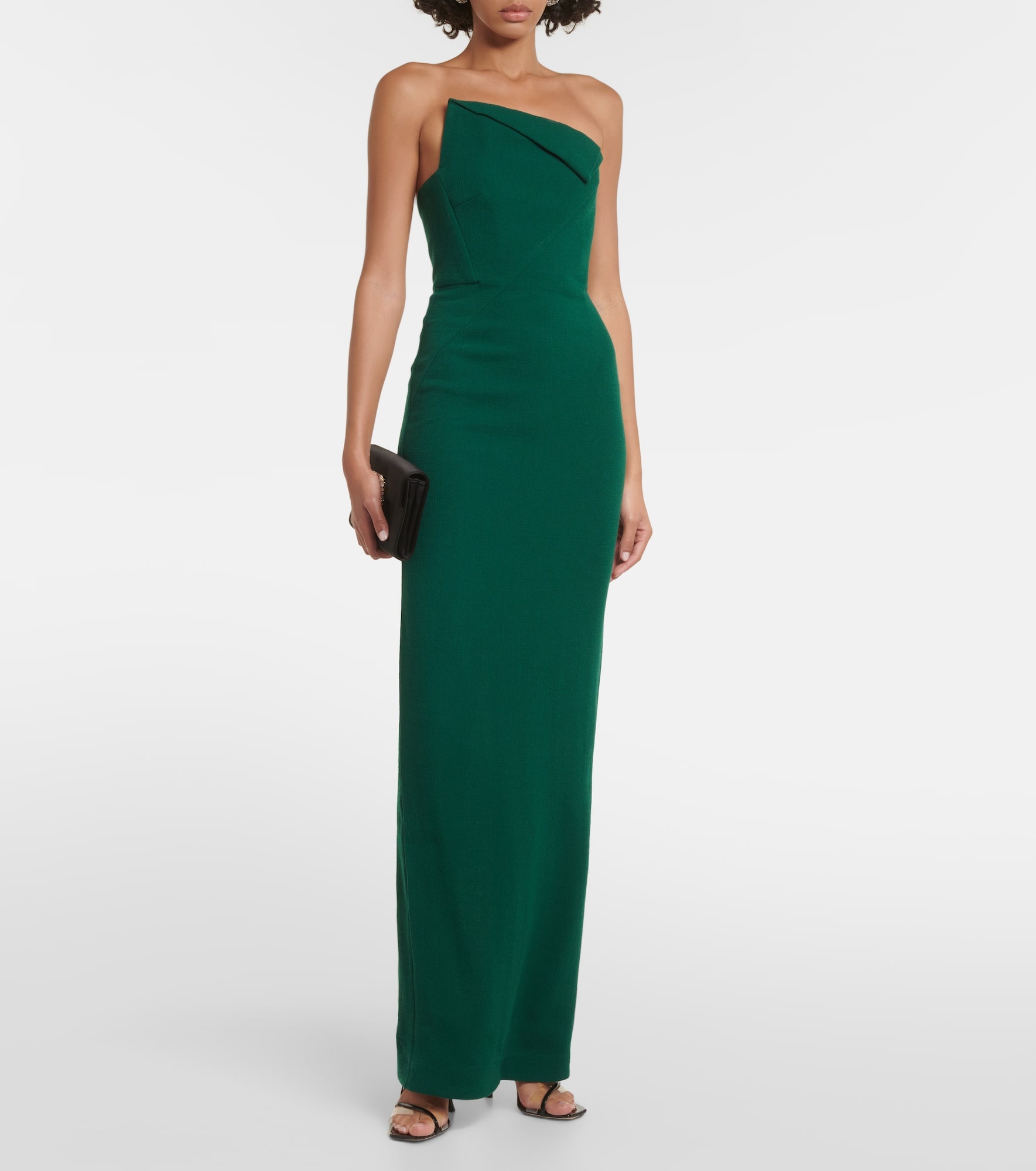Origami strapless bustier gown - 2