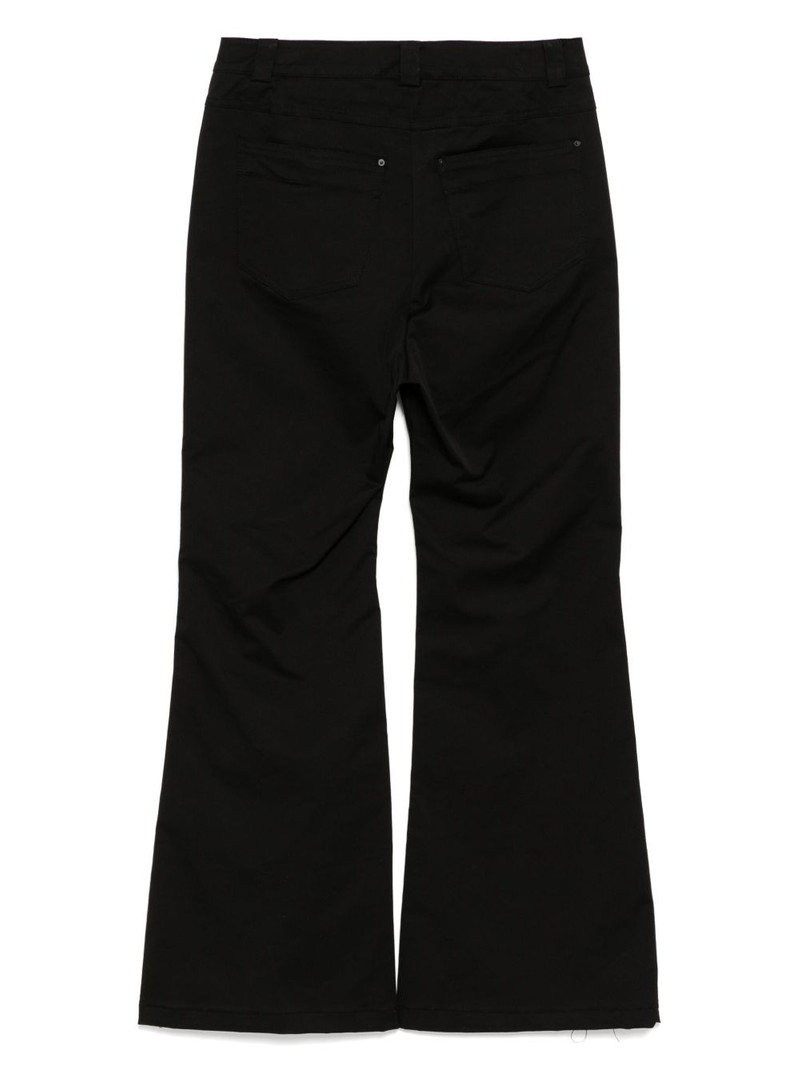 LOW CLASSIC pin tuck bootcut pants outlook