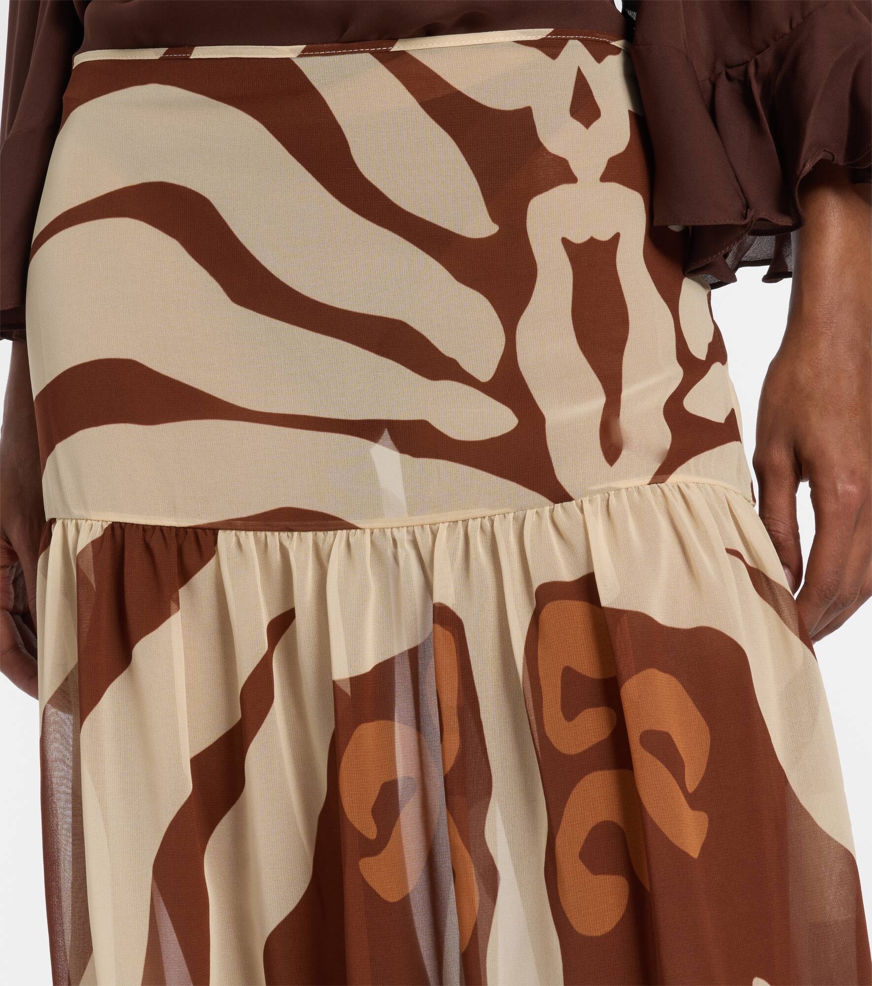 Bohemia printed midi skirt - 4