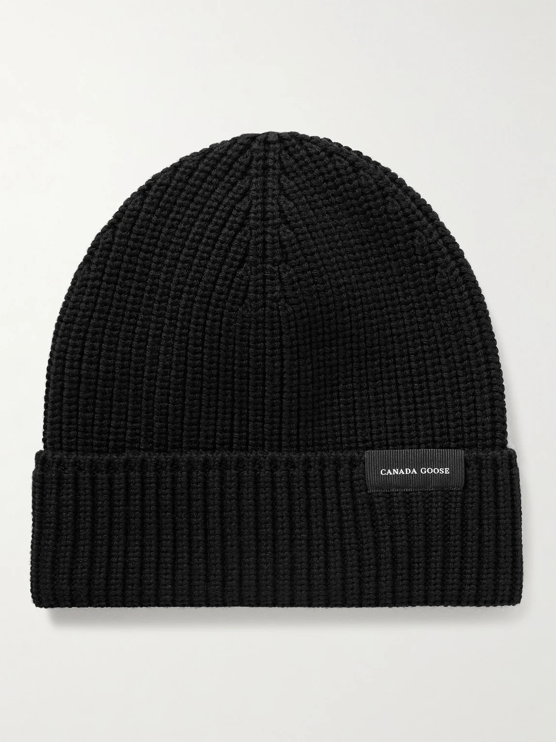 Logo-Appliquéd Ribbed Wool Beanie - 1