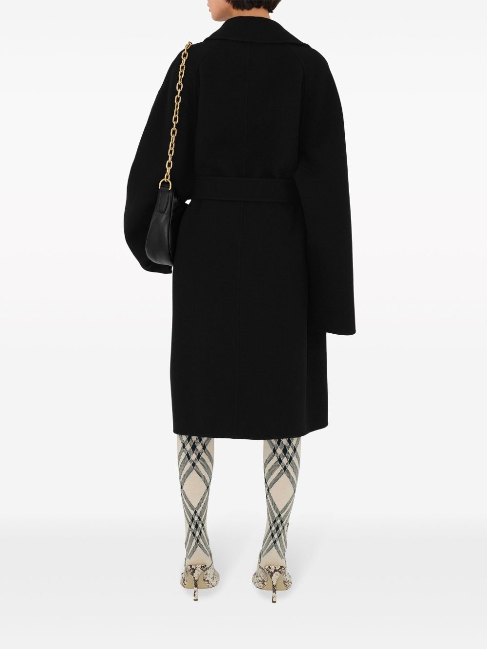 cashmere wrap coat - 4