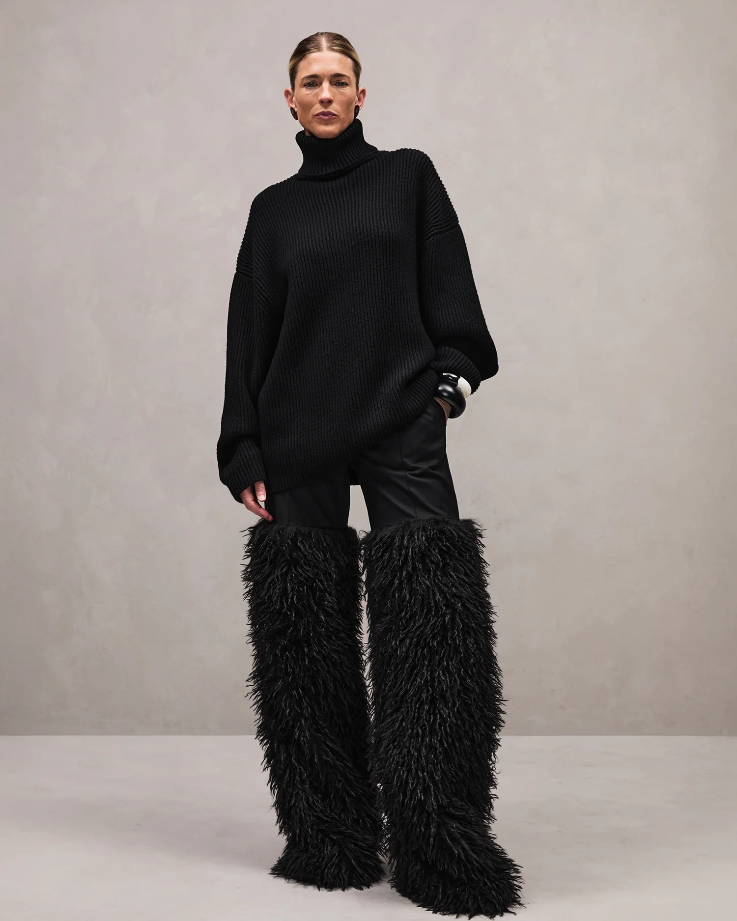 CHUNKY TURTLENECK BLACK - 3