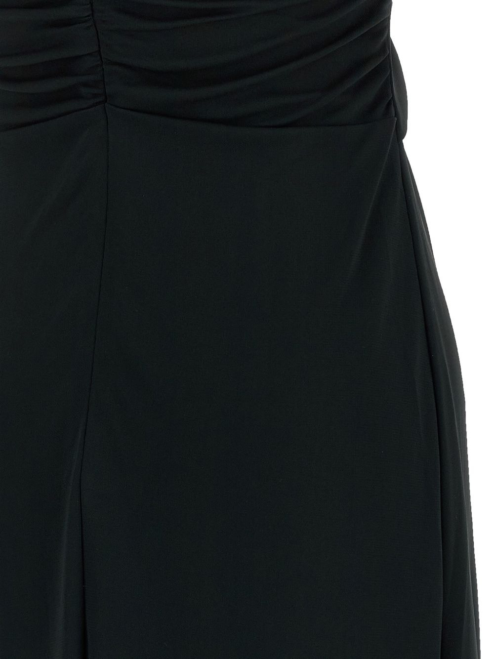 off-shoulder draped gown - 3