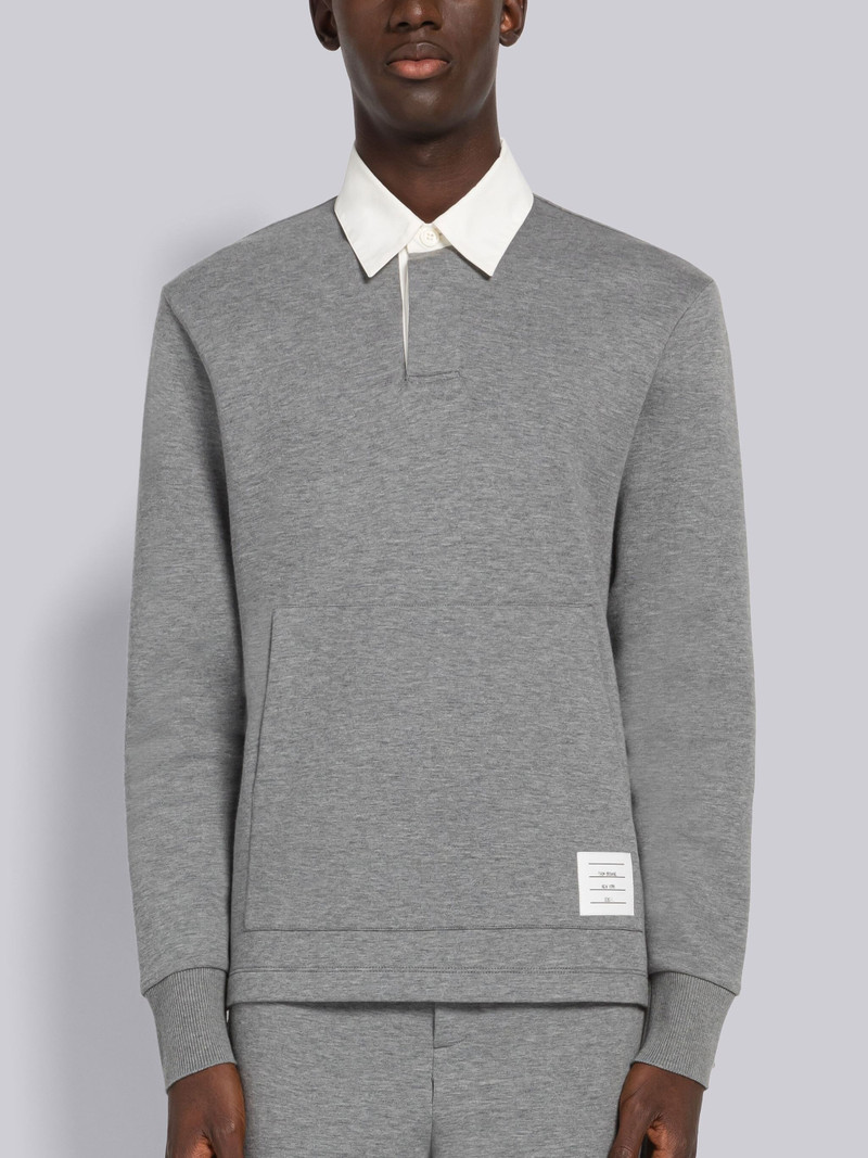 Double Face Tech Contrast Collar Rugby Polo 1