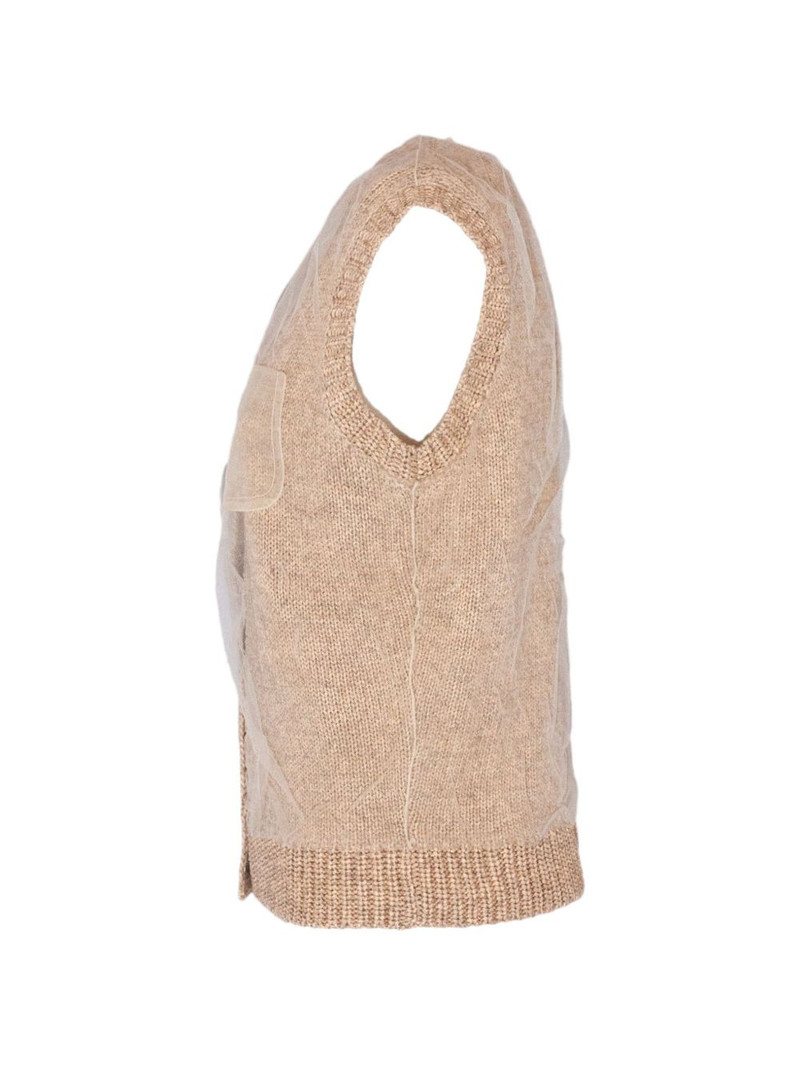 sleeveless knitted vest 3