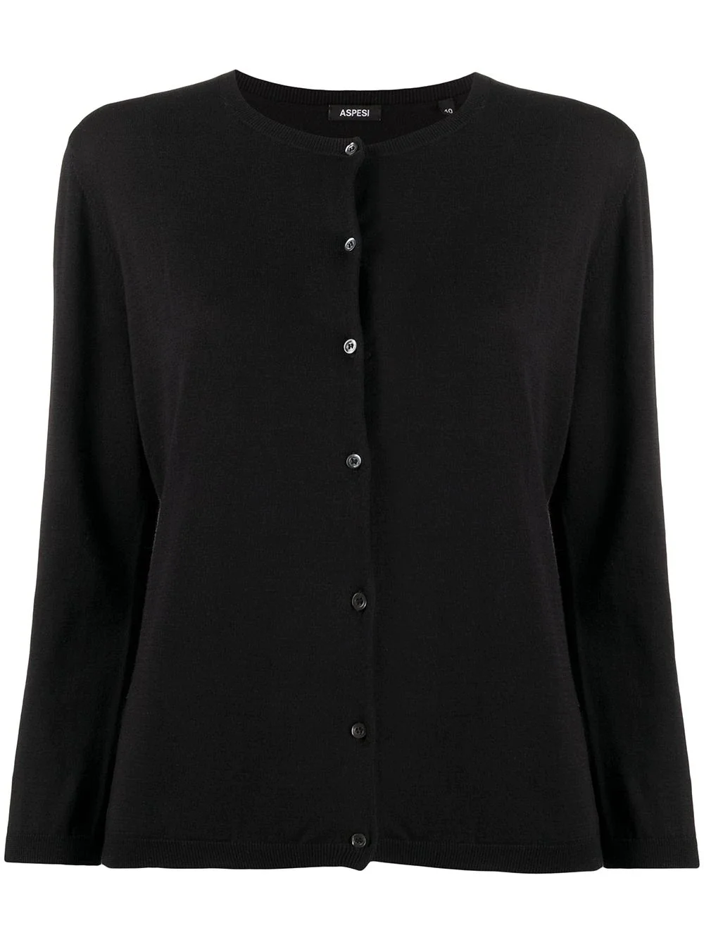 round-neck cardigan - 1